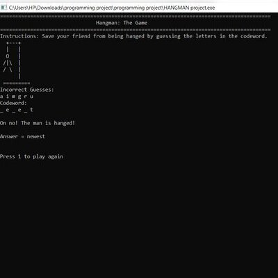 Hangman Game Image